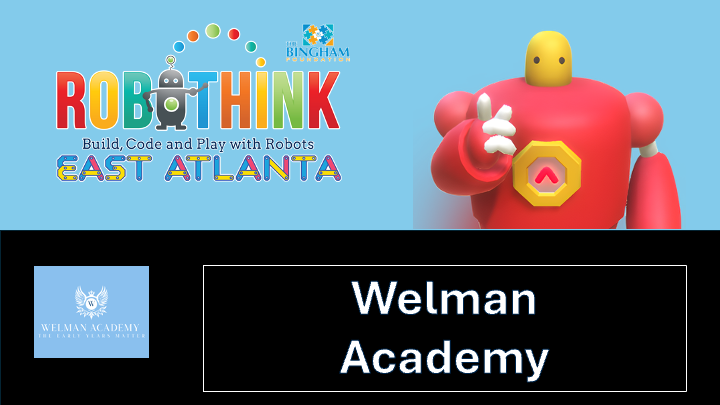 Robotics Club with RoboThink East Atlanta Series (Wednesdays 6/3 - 7/22) @ Welman Academy (2026-06-03 - 2026-07-22)